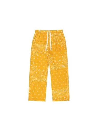 KODAK Apparel Summer Paisley Wide Pants YELLOW - KODO - BALAAN 1