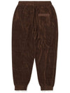 Terry loose fit jogger pants brown - IL TEMPO SELECT SHOP - BALAAN 4