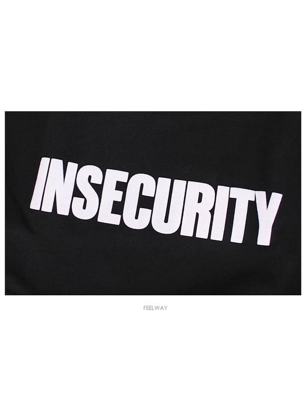 Insecurity Print Sweatshirt Black - VETEMENTS - BALAAN 8