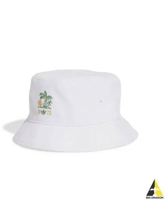 adidas classic bucket hat white JJ1378 - ADIDAS - BALAAN 1