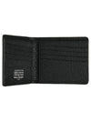 Stitched Leather Bifold Half Wallet Black - MAISON MARGIELA - BALAAN 6