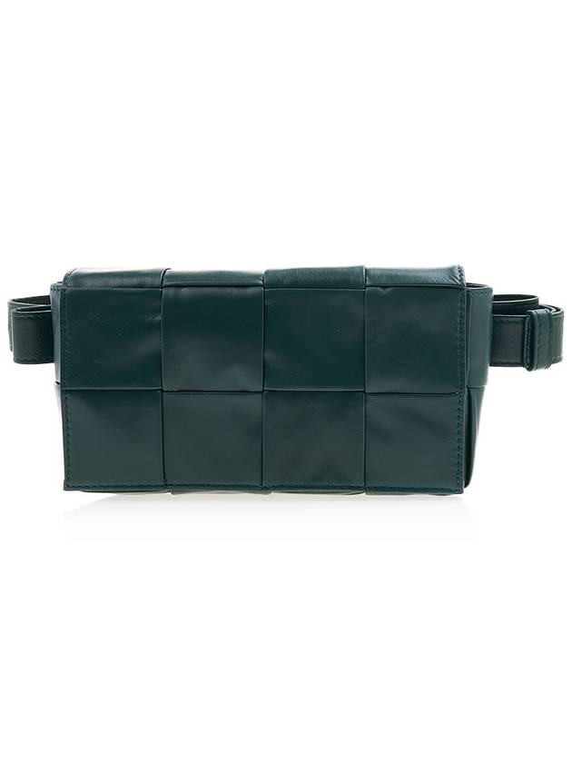 Intrecciato Cassette Mini Belt Bag Rain Tree Green - BOTTEGA VENETA - BALAAN 2