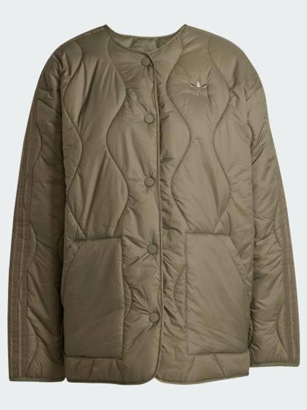 Fashion Quilted Liner Jacket Olive - ADIDAS - BALAAN 2