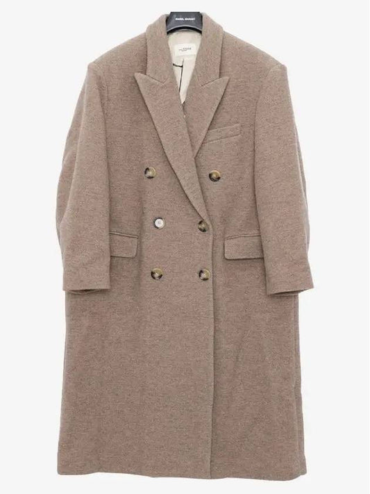 Lojima Double Coat Brown - ISABEL MARANT - BALAAN 2