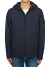 Compass Badge Hooded Jacket Navy - STONE ISLAND - BALAAN 3