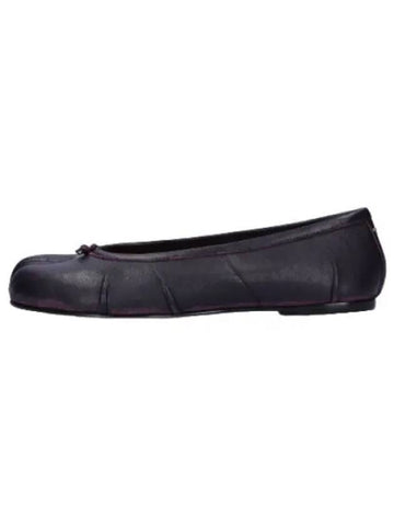 New Tabi Ballerina Flats Aubergine Shoes - MAISON MARGIELA - BALAAN 1