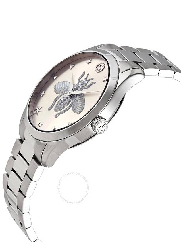 Gucci G-Timeless Quartz Silver Dial Ladies Watch YA1264126 - GUCCI - BALAAN 2