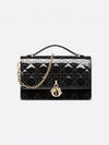 Miss Top Handle Patent Shoulder Bag Black - DIOR - BALAAN 2