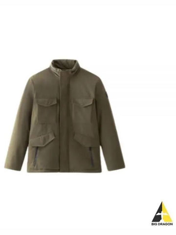 Field Jacket in Tech Softshell CFWOOU0793MRUT3496 614 - WOOLRICH - BALAAN 1