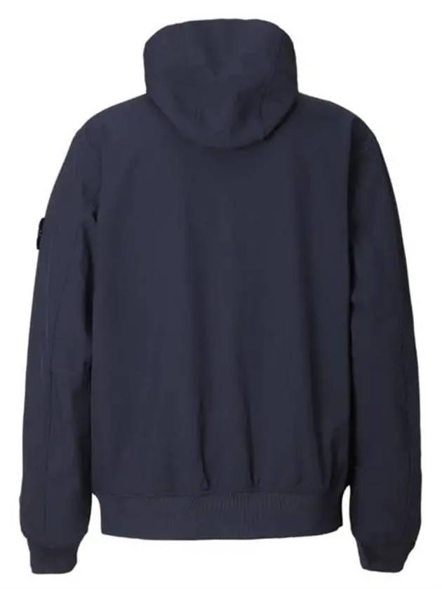 Light Soft Shell R E Dye Technology In Recycled Polyester Hooded Jacket Black - STONE ISLAND - BALAAN 3