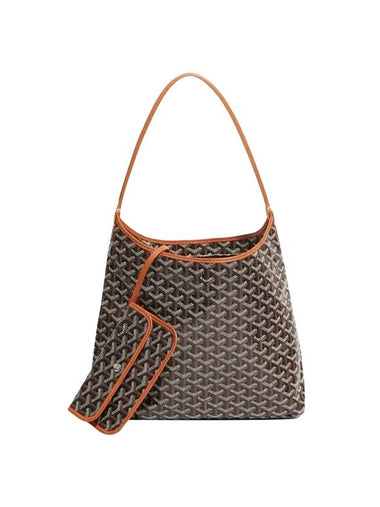 Bohème Hobo Shoulder Bag Tan Black - GOYARD - BALAAN 1