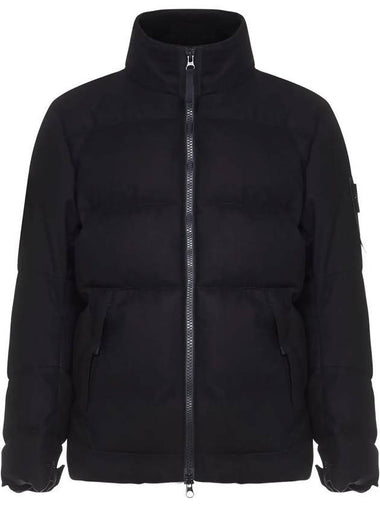 Ghost Stretch Wool Down Padding Navy - STONE ISLAND - BALAAN 1