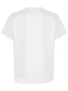 Zafferh Mini Logo Cotton Short Sleeve T-Shirt White - ISABEL MARANT - BALAAN 4