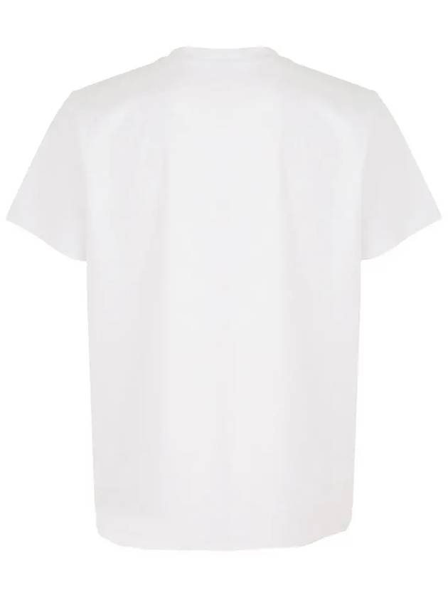 Zafferh Mini Logo Cotton Short Sleeve T-Shirt White - ISABEL MARANT - BALAAN 4