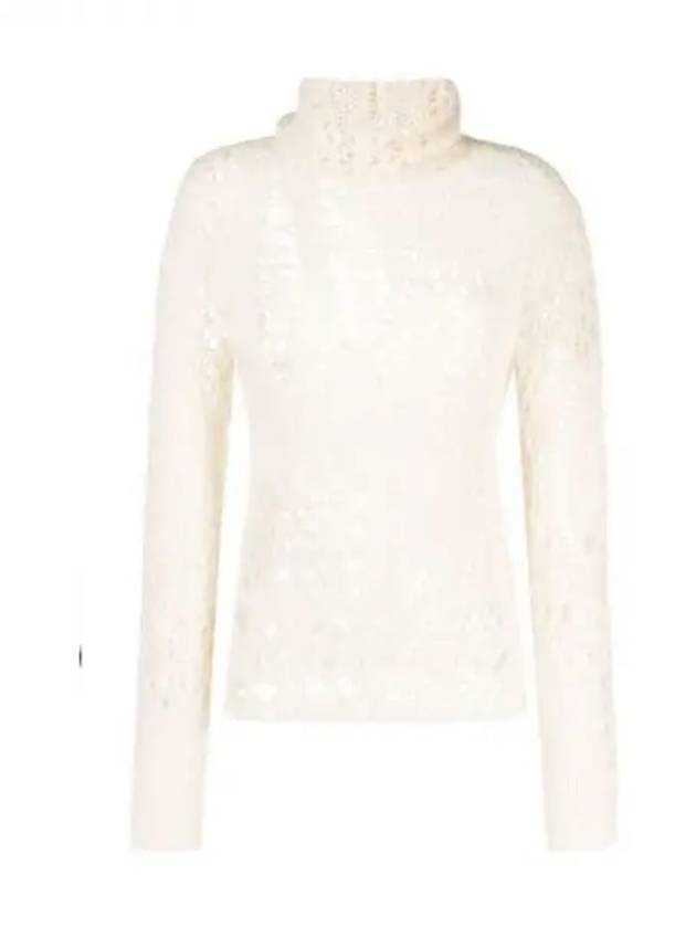 Openwork high neck alpaca wool knit - OUR LEGACY - BALAAN 1