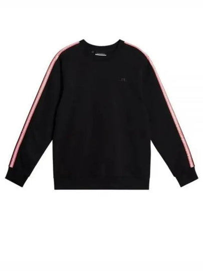 Sneaky Crew Neck Sweatshirt Black - J.LINDEBERG - BALAAN 2