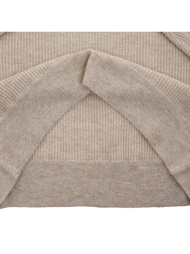 Crew Neck Knit Top Beige - BRUNELLO CUCINELLI - BALAAN 9