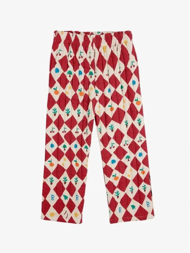 Kids Quilted Pants Bobo Harlequin all over B224AC096 - BOBO CHOSES - BALAAN 1