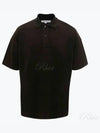 Anchor Embroidery Polo Shirt Dark Brown - JW ANDERSON - BALAAN 2