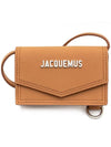 Le Porte Azur Envelope Neck Pouch Bag Light Brown - JACQUEMUS - BALAAN 2