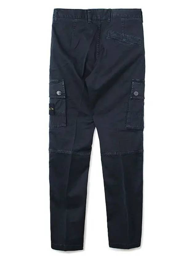 Wappen Patch Slim Fit Straight Pants Blue - STONE ISLAND - BALAAN 3