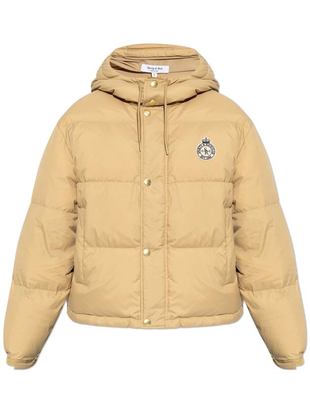 Sporty & Rich Down Jacket From The Countryside Collection, Women's, Beige - SPORTY & RICH - BALAAN 1