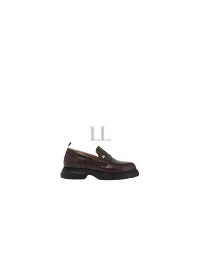 Everyday Patent Loafers Brown - GANNI - BALAAN 2