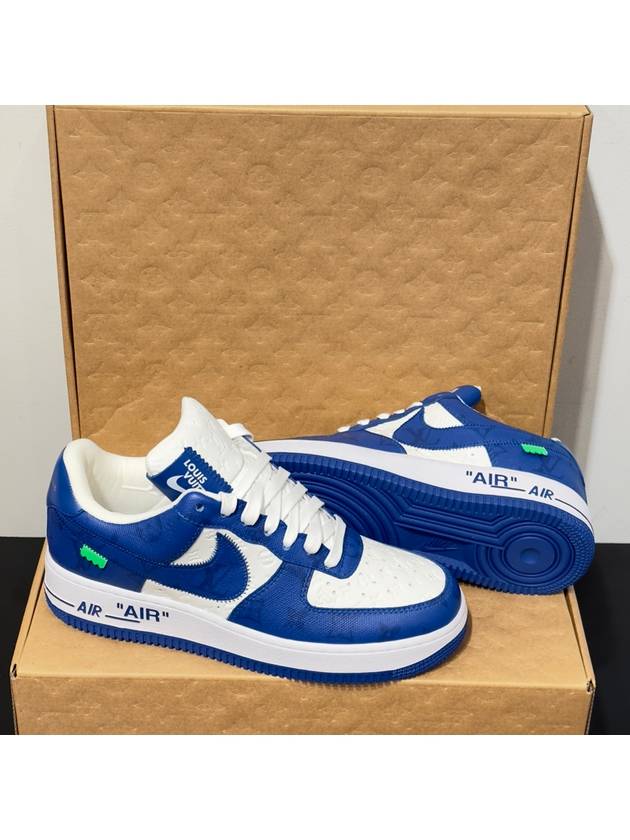 Nike Air Force Low Virgil Abloh Royal Blue - LOUIS VUITTON - BALAAN 4