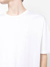 Logo Patch Cotton Short Sleeve T-Shirt White - ACNE STUDIOS - BALAAN 4