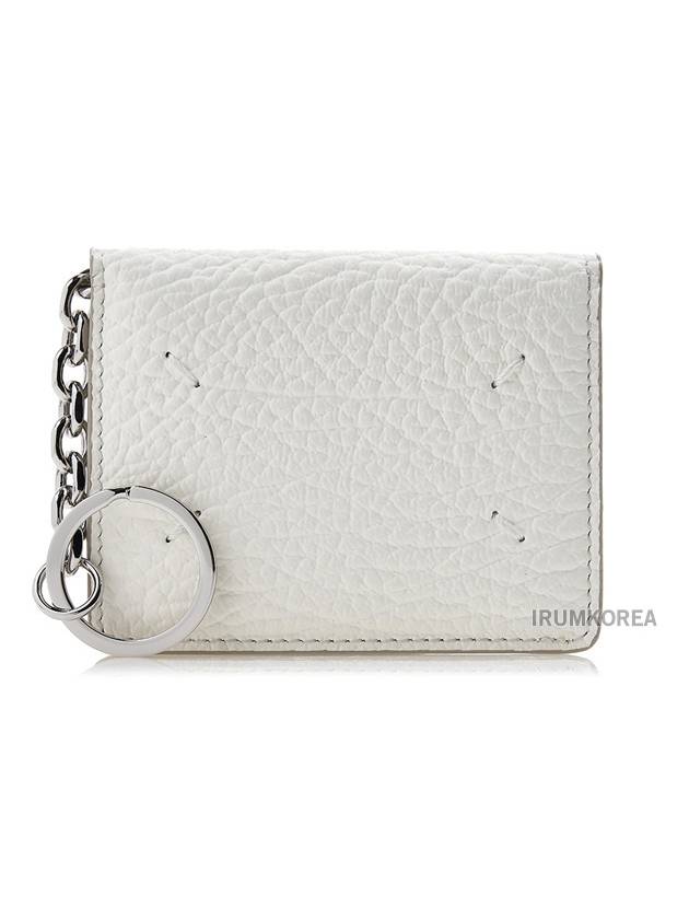 Stitch Grain Keyring Card Wallet White - MAISON MARGIELA - BALAAN 2