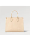 OnTheGo MM Tote Bag Cream - LOUIS VUITTON - BALAAN 5