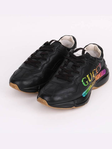 Rainbow Logo Rhyton Sneakers 552821 - GUCCI - BALAAN 1