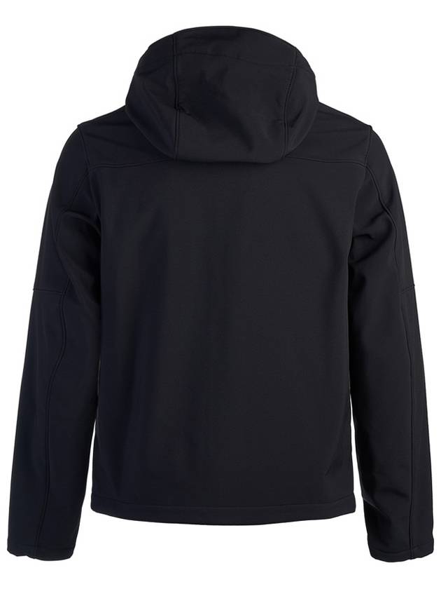 Men's Metropolis Shell Hooded Jacket Black - CP COMPANY - BALAAN 4