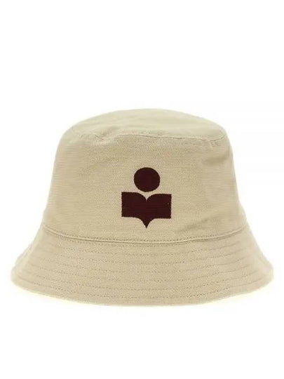 Haley Embroidered Logo Bucket Hat Ecru - ISABEL MARANT - BALAAN 2