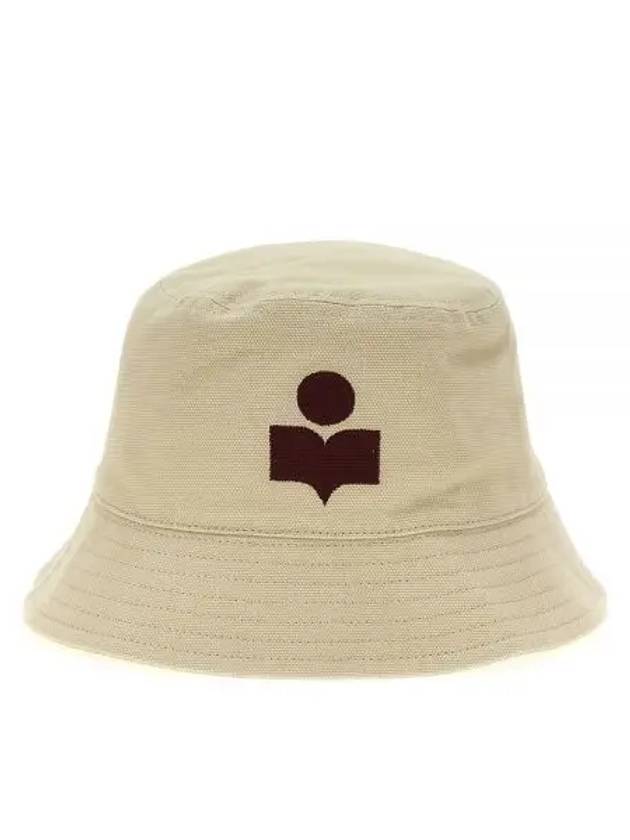 Haley Embroidered Logo Bucket Hat Ecru - ISABEL MARANT - BALAAN 2