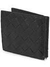 Intrecciato Bill Clip Card Wallet Black - BOTTEGA VENETA - BALAAN 4