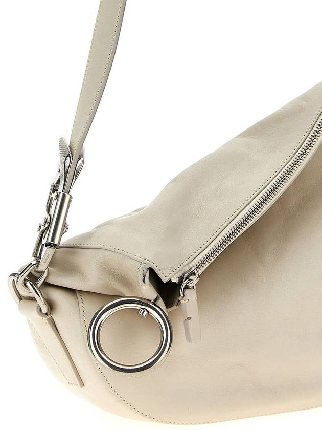 Knight Small Leather Shoulder Bag Beige - BURBERRY - BALAAN 4