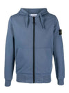 Waffen Patch Hooded Zip Up Dark Blue - STONE ISLAND - BALAAN 2