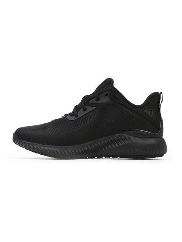 Alpha Bounce Low Top Sneakers Black - ADIDAS - BALAAN 1