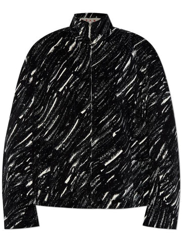 Marni Velvet Jacket With Hood, Women's, Black - MARNI - BALAAN 1