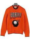 Jacquard cotton wool crew neck knit sweater 747634 XKC91 7298 - GUCCI - BALAAN 1