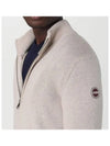 Le Logo Patch Zipup Cardigan Ivory - COLMAR - BALAAN 3