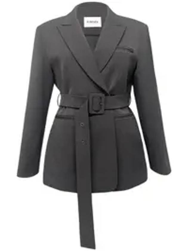 Lux Belt Jacket Gray - ILROZE - BALAAN 1