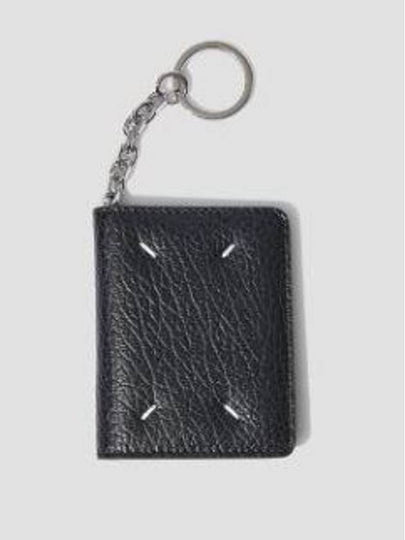 4 Stitch Keyring Card Wallet Black - MAISON MARGIELA - BALAAN 2