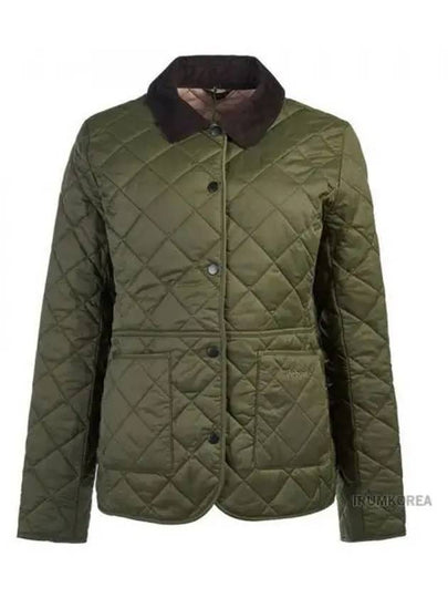 Deveron Quilting Jacket Pale Pink Olive - BARBOUR - BALAAN 2