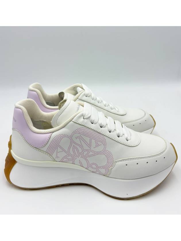 Logo Low Top Sneakers White Pink - ALEXANDER MCQUEEN - BALAAN 2