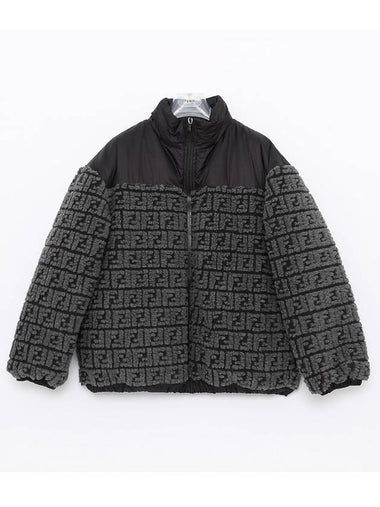 Kids Goose Down Padding Black - FENDI - BALAAN 1