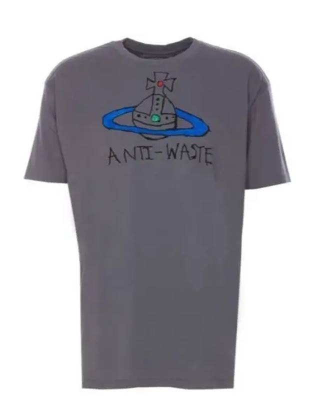 Anti Waste Short Sleeve T-Shirt Grey - VIVIENNE WESTWOOD - BALAAN 2