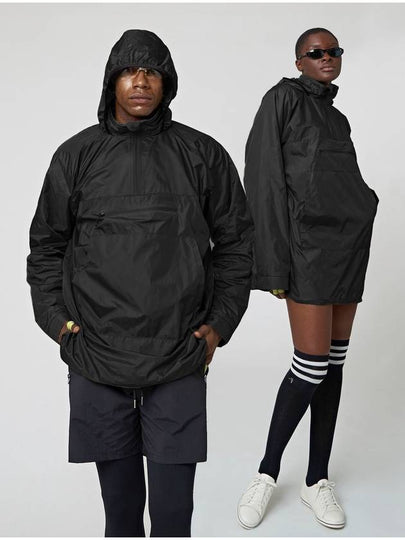 Packable Hooded Anorak Black - ATHPLATFORM - BALAAN 2