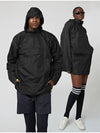 Packable Hooded Anorak Black - ATHPLATFORM - BALAAN 1